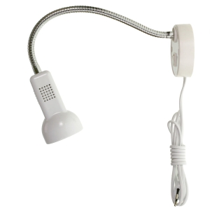 Lampka ścienna L8P nocna sufitowa kinkiet biała