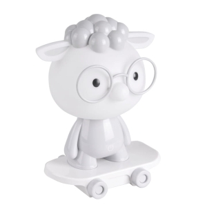 Lampka nocna LED OWCA NA DESKOROLCE Szara 2,5W