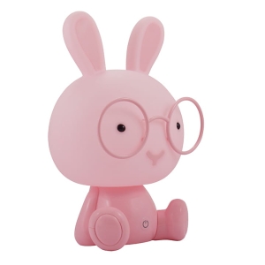 Lampka nocna LED KRÓLIK Różowy 2,5W