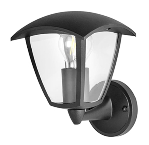 Kinkiet ogrodowy IGMA góra czarny 1xE27