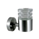 Kinkiet ogrodowy inox LED CRYSTAL2 GLM00052AUPSS-30DW prosty satynowy