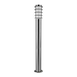 Lampa ogrodowa SERENA inox CIE015-100 tuba+rastry wysoka stal 1xE27