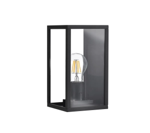 Kinkiet ogrodowy MALMO B220 aluminum góra-dół grafitowy 1xE27 IP44