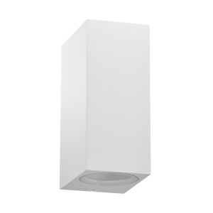 Kinkiet ogrodowy BOSTON kw. biały 2xGU10 góra/dół