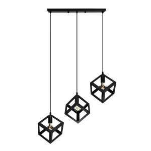 Lampa wisząca SWEDEN-3 Czarny E27x3