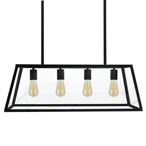 Lampa wisząca FINLAND Czarna E27x4