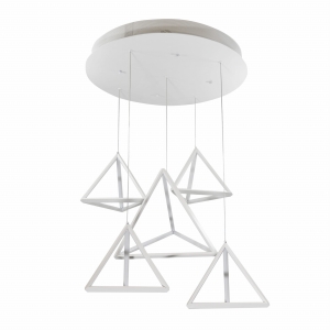 Lampa wisząca LED TRÓJKĄTY 5 80W