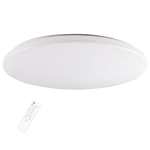 Plafon LED okrągły z pilotem ściemnialny PIRIUS 80 100W 78cm 11200lm 3000-6000K IP20 biały Goldlux