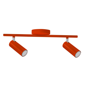 Listwa ruchoma ścienno-sufitowa LED GAVI-2 Pomarańczowa 9W