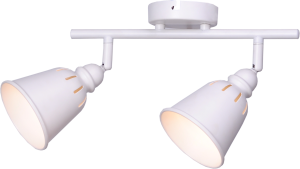 Listwa ruchoma ścienno-sufitowa FIONA-2 Biała E14x2