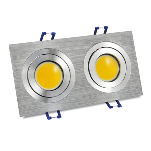 Oprawa podtynkowa LED OLAL-Q2X4CWA 8W COB 420lm alum
