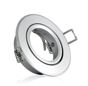 Oprawa podtynkowa EAST OPAL-IOA84S1 alum 2in1 srebrna połysk