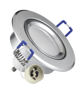 Oprawa podtynkowa LED SUN OLAL-IO84WWS3-250 3in1 okrągła srebrna piaskowana