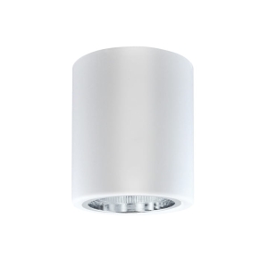 Oprawa natynkowa JUPITER MD-3011 okrągła biała metalowa 1xE27