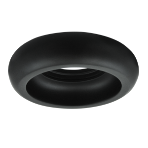 HELIOS MR16 gipsowa oprawa podtynkowa okrągła stała czarny mat