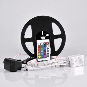 Zestaw: Pasek LED 14W 5m IP20 RGB kontroler, pilot, zasilacz