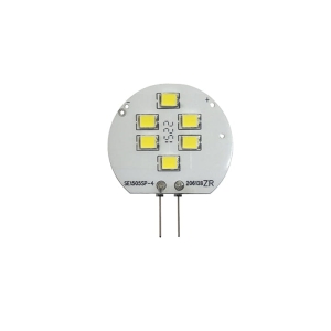 Żarówka LED JC G4 12V 1,5W zimna barwa płaska
