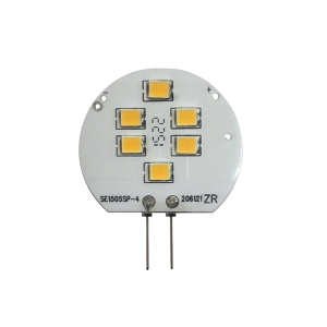 Żarówka LED JC G4 12V 1,5W ciepła barwa płaska