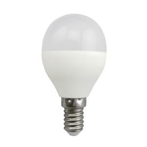 Żarówka LED G45 E14 WW 400lm mleczna