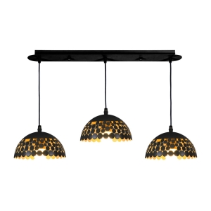 Lampa wisząca LISA BLACK 3xE27