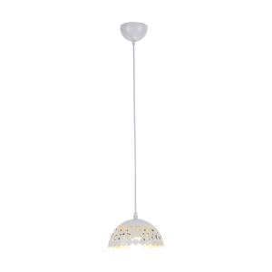 Lampa wisząca LISA WHITE 1xE27 18cm