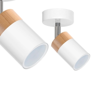 Kinkiet JOKER WHITE/WOOD 1xGU10