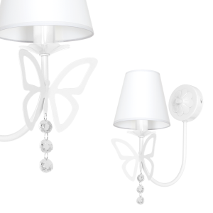 Kinkiet CHARLOTTE WHITE 1xE14