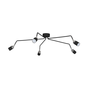 Lampa sufitowa JOKER BLACK 8xGU10