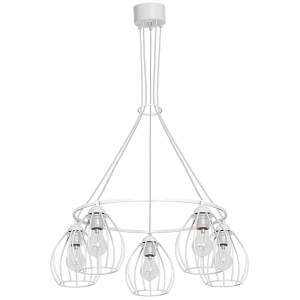 Lampa Wisząca DON WHITE 5xE27