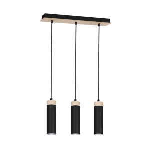 Lampa Wisząca Pedro Black 3xGU10
