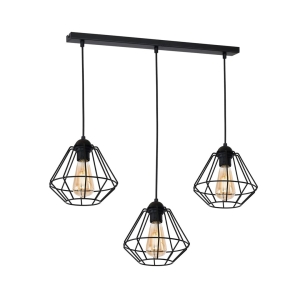 Lampa wisząca COLIN BLACK 3xE27