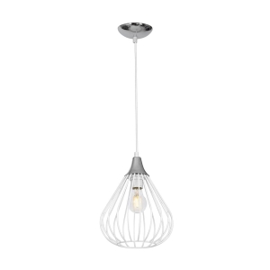 Lampa wisząca KANE WHITE 1xE27
