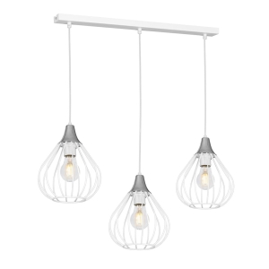 Lampa wisząca KANE WHITE 3xE27