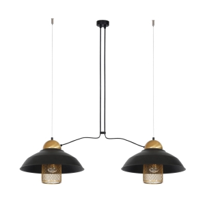 Lampa wisząca BJORN BLACK 2xE27