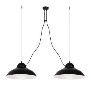 Lampa wisząca GUSTAV BLACK 2xE27