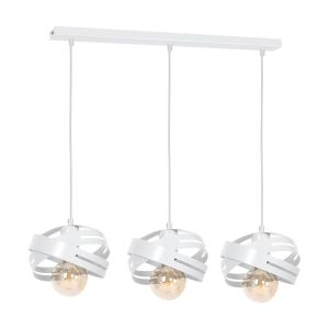 Lampa wisząca CORONA WHITE 3xE27