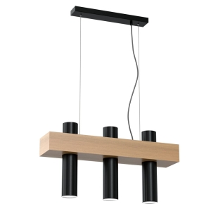 Lampa wiszaca WEST BLACK 3xGU10