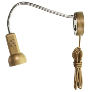 Lampka ścienna L8P nocna sufitowa kinkiet matowe złoto