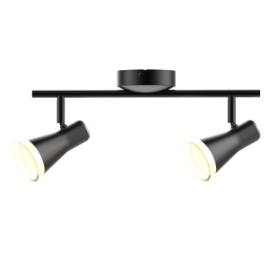 Lampa ścienno-sufitowa ruchoma LED BERG 2 Czarna