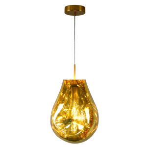 Lampa wisząca KIMBERLY Amber 1xE27