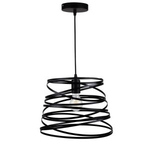 Lampa wisząca LAGOA 1xE27 black
