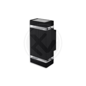 Oprawa elewacyjna architektoniczna GU10 Hana kwadrat czarna