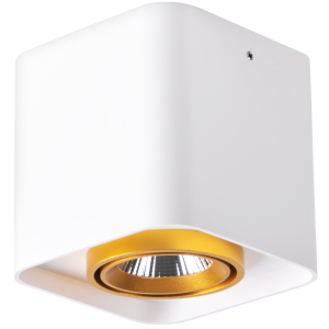 Oprawa natynkowa LED XENO kwadrat 15W 1200lm 3000K biały-złoty