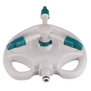 Zraszacz ogrodowy obrotowy 360° trójramienny