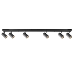 Kinkiet wewnętrzny NICEA 6 punktowy 6xGU10 czarny