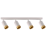 Kinkiet wewnętrzny ARRAS poczwórny 4xGU10 biało-złoty