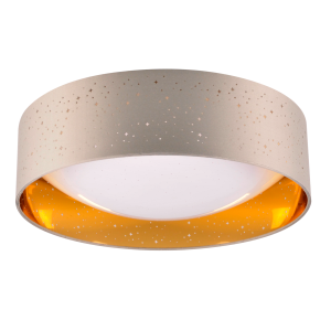 Plafon LED TULUZA 40 24W 40cm siwy barwa neutralna 4000k POLUX