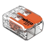 Złączka WAGO 2 221-412 2x0,2-4mm2 do linki i drutu dźwignia