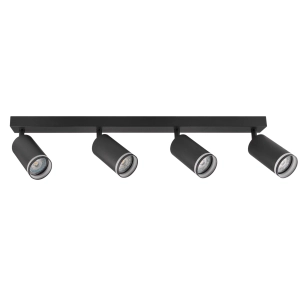 Kinkiet oprawa sufitowa ścienna PARIS 4xGU10 czarny