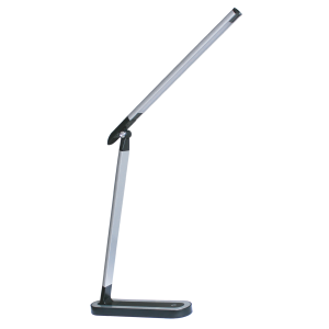 Lampka biurkowa stołowa MADERA LED 7W 400lm czarno-srebrna